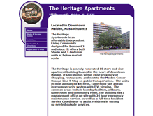 Tablet Screenshot of heritage195.com